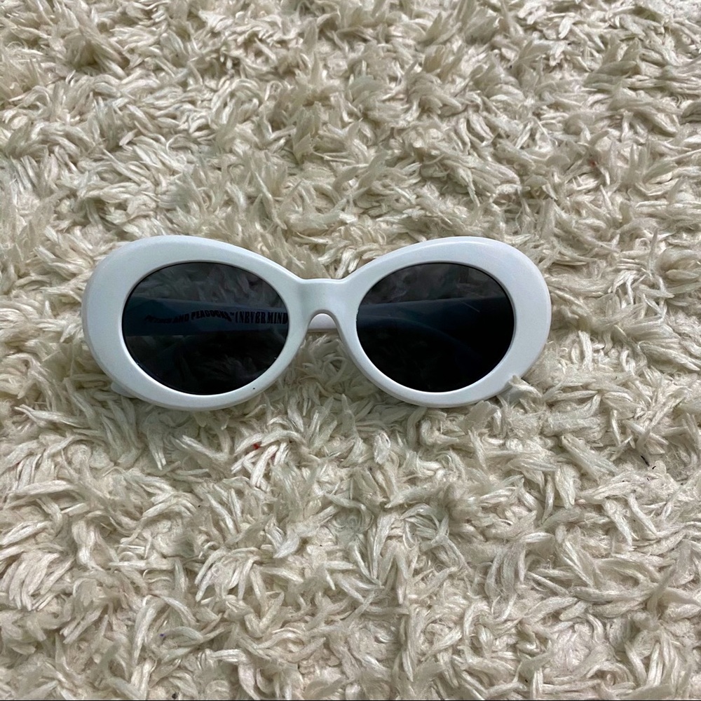 Modern White Sunglasses
